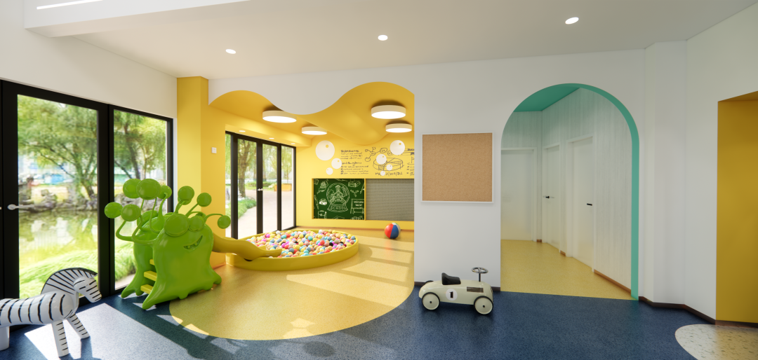 【托育機構(gòu)】空間設計-希蒙樹托育早教裝修設計全案(圖3)