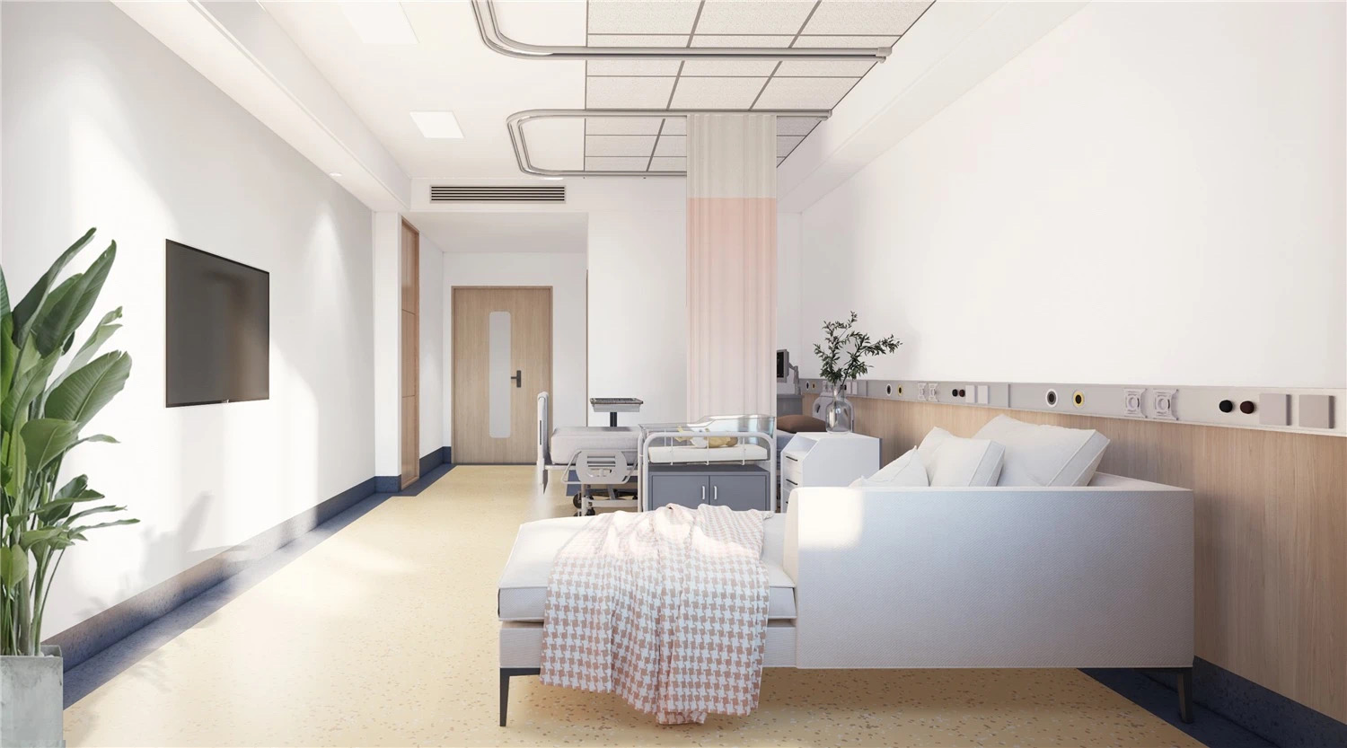 【醫(yī)院案例】婦產(chǎn)醫(yī)院這樣設(shè)計，簡而不失其華！(圖3)