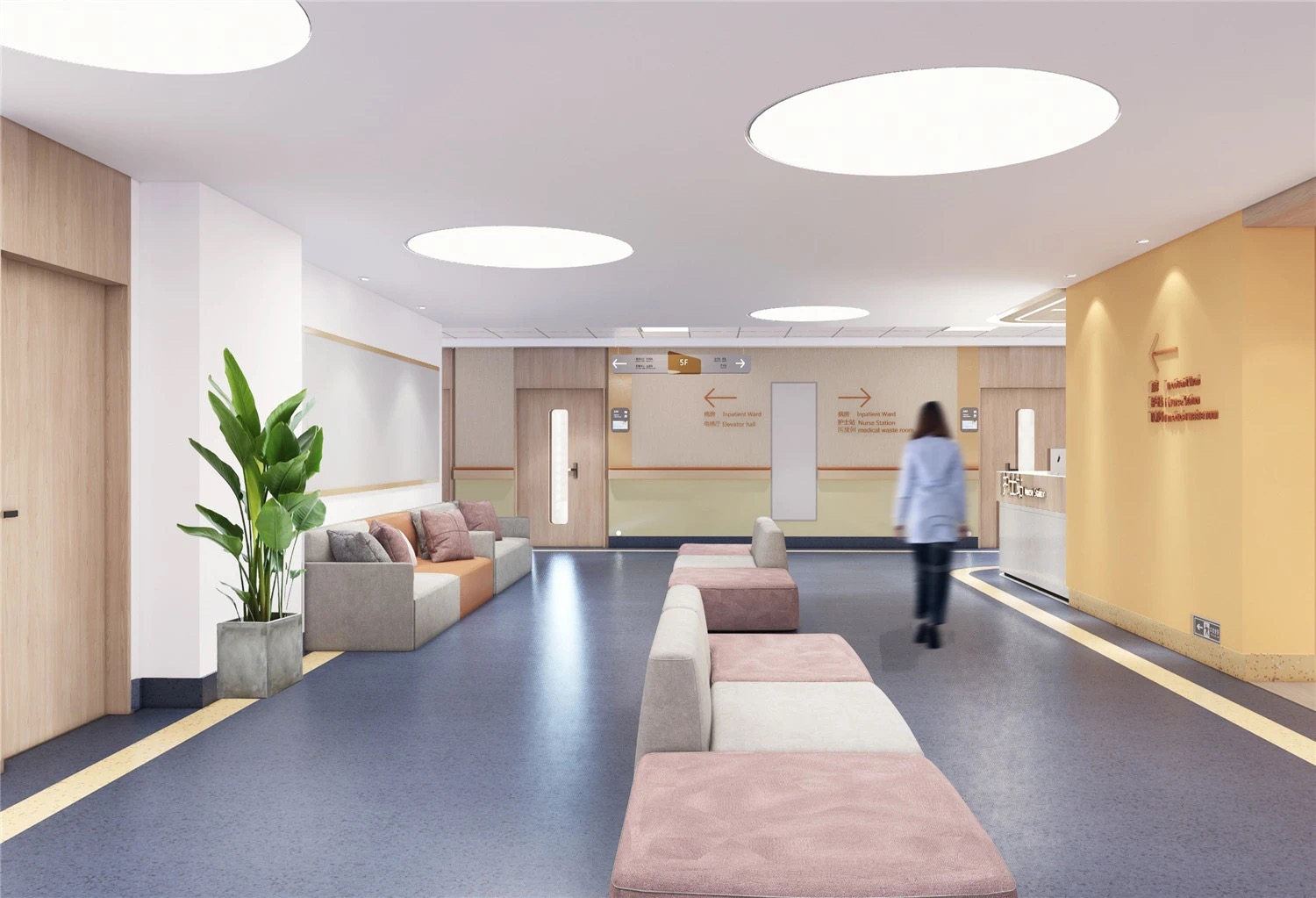 【醫(yī)院案例】婦產(chǎn)醫(yī)院這樣設(shè)計，簡而不失其華！(圖11)
